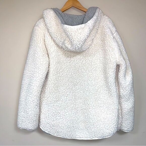 🆕 Urban Outfitters Cloud Sherpa Fleece Teddy Jacket Gorpcore Granolacore Cozy - Picture 2 of 5